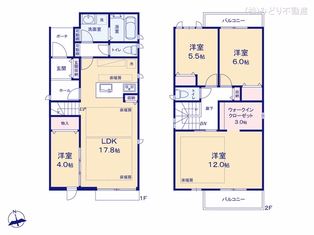 東海市富木島町石根（戸建）03 間取図