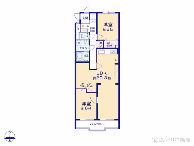 中古マンション ライオンズマンション鳴海 間取図