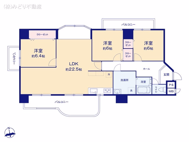 ユーハウス横須賀 間取図