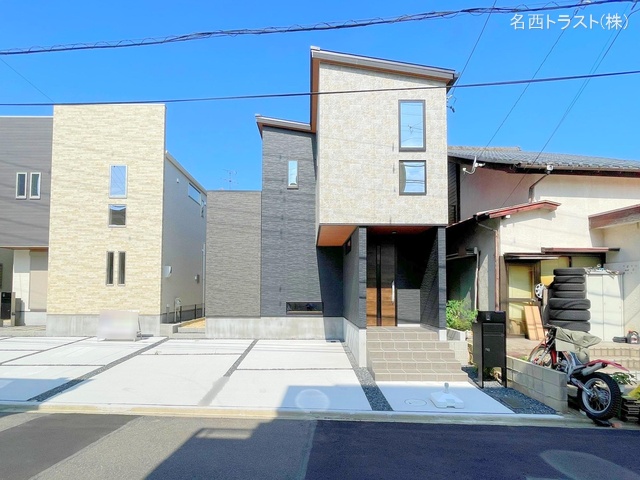 愛知県清須市新清洲4丁目の未入居 戸建て完成写真 2024年7月4日撮影