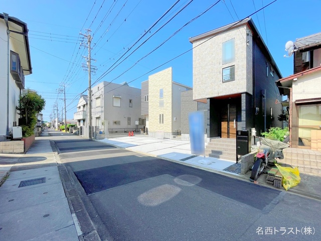 愛知県清須市新清洲4丁目の未入居 戸建て完成写真 2024年7月4日撮影