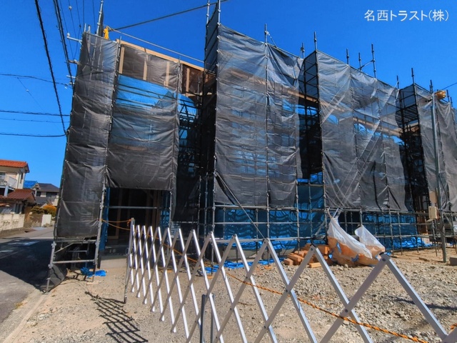 愛知県稲沢市田代１丁目の新築戸建て上棟写真 2026年3月9日撮影