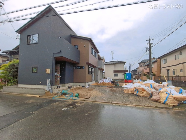 愛知県稲沢市田代１丁目の新築戸建て外構写真 2026年4月22日撮影