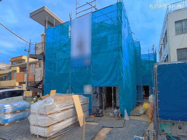 愛知県名古屋市西区枇杷島5丁目の新築戸建てシート写真 2026年6月18日撮影