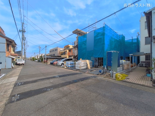 愛知県名古屋市西区枇杷島5丁目の新築戸建てシート写真 2026年6月18日撮影