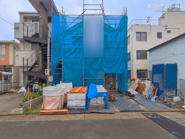 愛知県名古屋市西区枇杷島５丁目の新築戸建てシート写真 2026年7月6日撮影