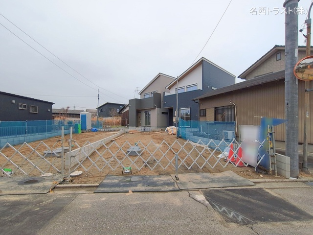 愛知県清須市土器野本山の新築戸建て外構写真 2026年2月26日撮影