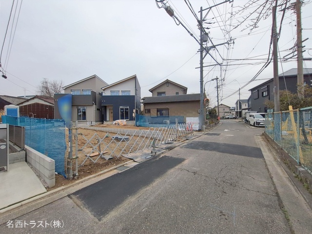 愛知県清須市土器野本山の新築戸建て外構写真 2026年2月26日撮影