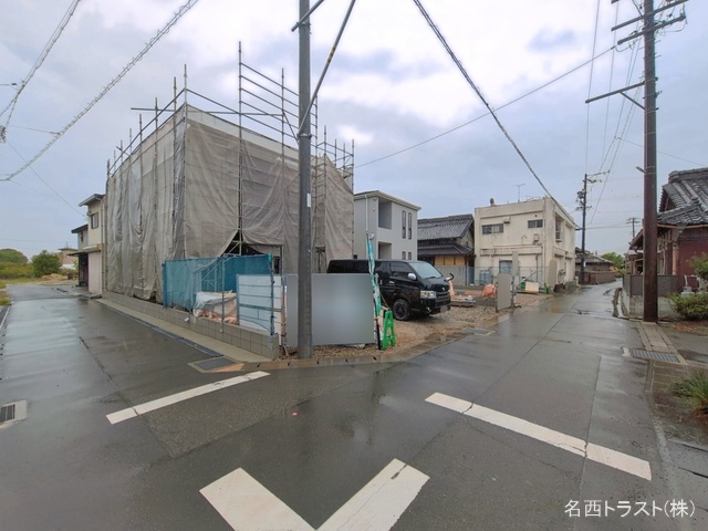 愛知県稲沢市矢合町面棒堀の新築戸建てシート写真 2026年4月22日撮影