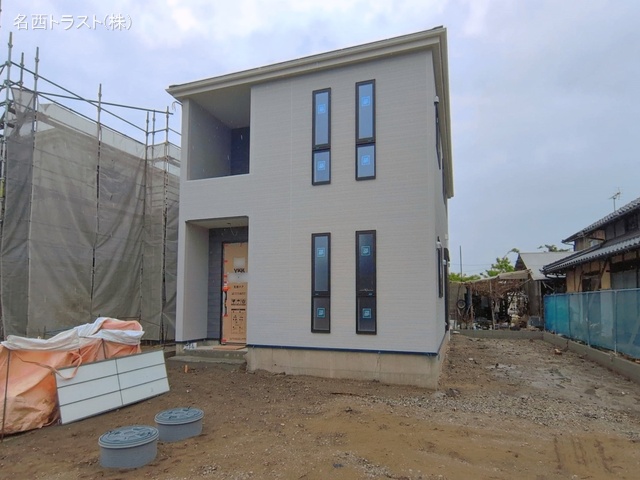 愛知県稲沢市矢合町面棒堀の新築戸建て外構写真 2026年4月22日撮影