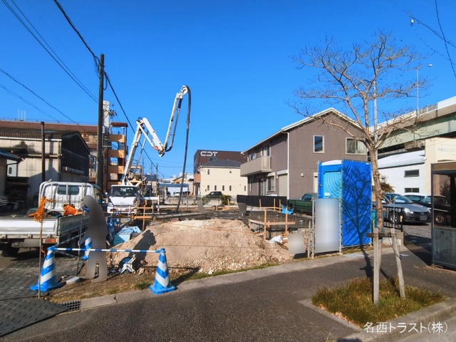 愛知県名古屋市西区長先町の新築戸建て基礎写真 2026年3月4日撮影
