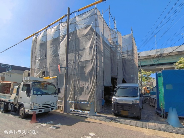 愛知県名古屋市西区長先町の新築戸建てシート写真 2026年4月20日撮影