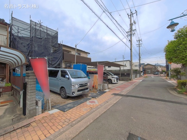 愛知県名古屋市西区清里町の新築戸建てシート写真 2026年4月23日撮影