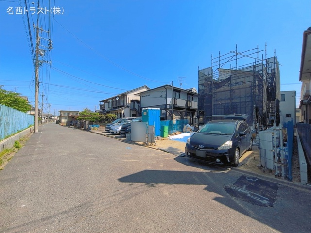 愛知県清須市桃栄3丁目の新築戸建てシート写真 2026年5月17日撮影