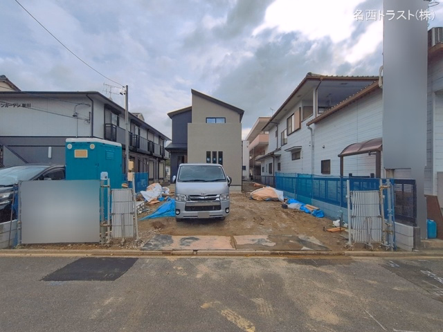愛知県清須市桃栄3丁目の新築戸建て外構写真 2026年6月3日撮影