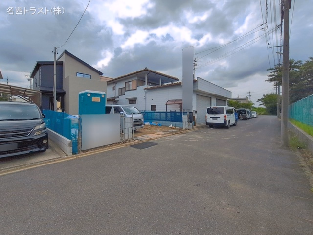 愛知県清須市桃栄3丁目の新築戸建て外構写真 2026年6月3日撮影