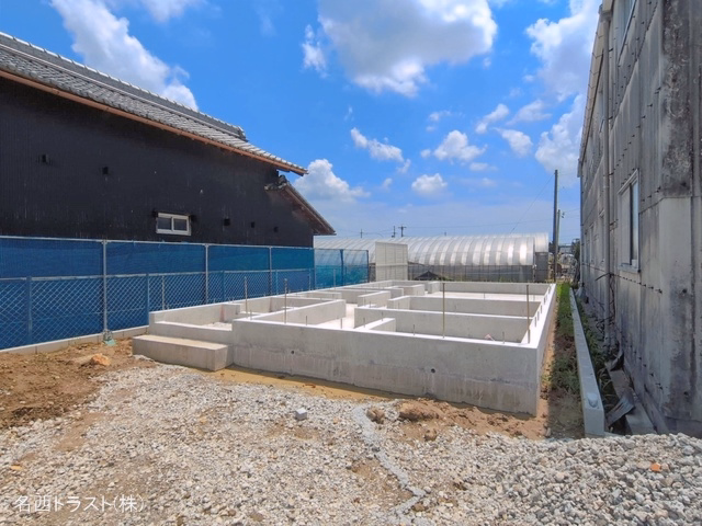 愛知県稲沢市平和町 法立北瀬古の新築戸建て基礎写真 2026年6月28日撮影