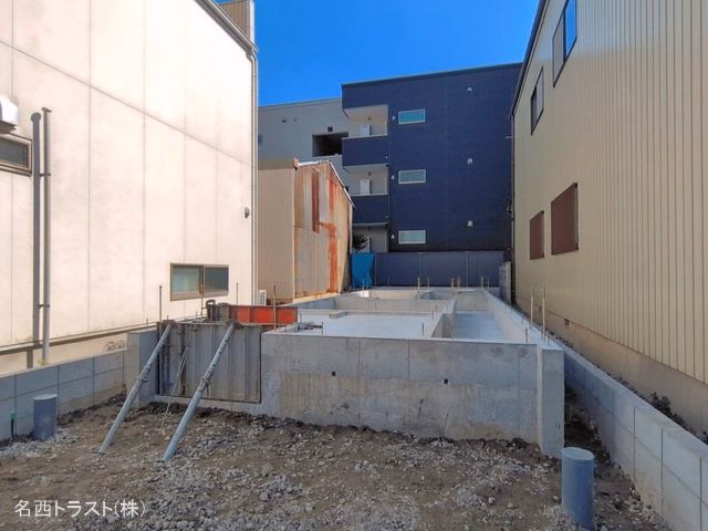 愛知県名古屋市西区稲生町４丁目の新築戸建て基礎写真 2026年7月8日撮影