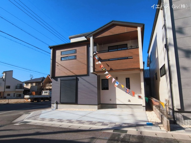 愛知県岡崎市若松町字大廻の新築戸建て完成写真 2026年3月9日撮影