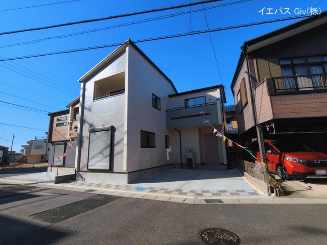 愛知県岡崎市若松町字大廻の新築戸建て完成写真 2026年3月9日撮影