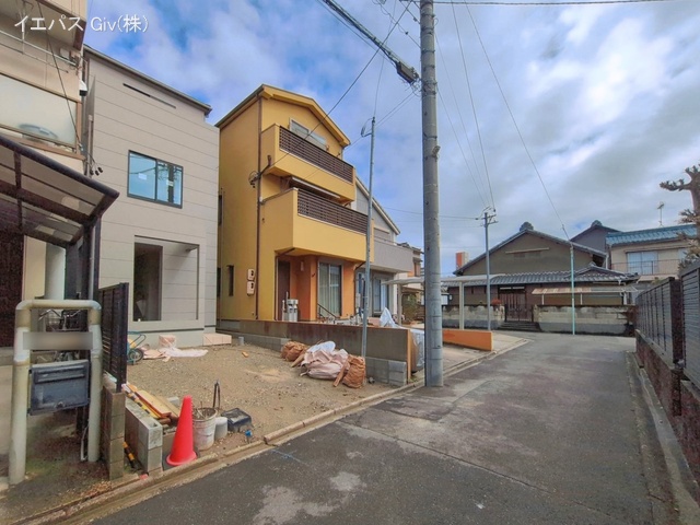 愛知県名古屋市中村区稲葉地町４丁目の新築戸建て外構写真 2026年3月25日撮影