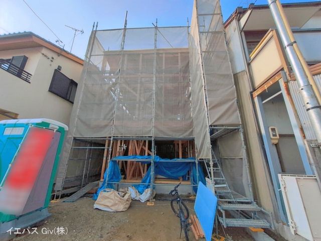 愛知県名古屋市中川区牛立町３丁目の新築戸建て上棟写真 2026年3月29日撮影