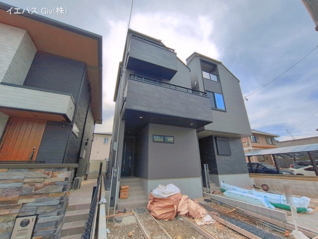 愛知県名古屋市瑞穂区村上町3丁目の新築戸建て外構写真 2026年6月8日撮影