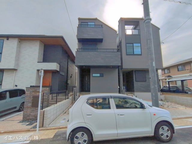 愛知県名古屋市瑞穂区村上町3丁目の新築戸建て外構写真 2026年6月8日撮影