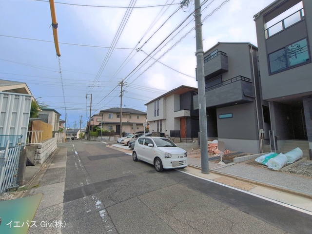 愛知県名古屋市瑞穂区村上町3丁目の新築戸建て外構写真 2026年6月8日撮影