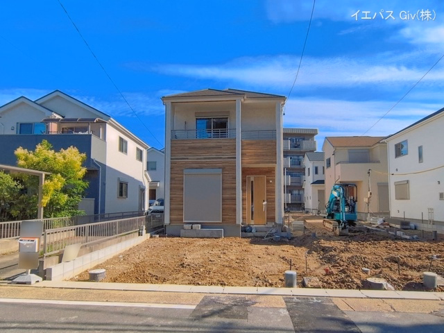 愛知県名古屋市名東区猪子石2丁目の新築戸建て外構写真 2026年7月2日撮影