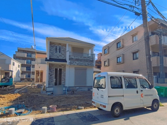 愛知県名古屋市名東区猪子石2丁目の新築戸建て外構写真 2026年7月2日撮影