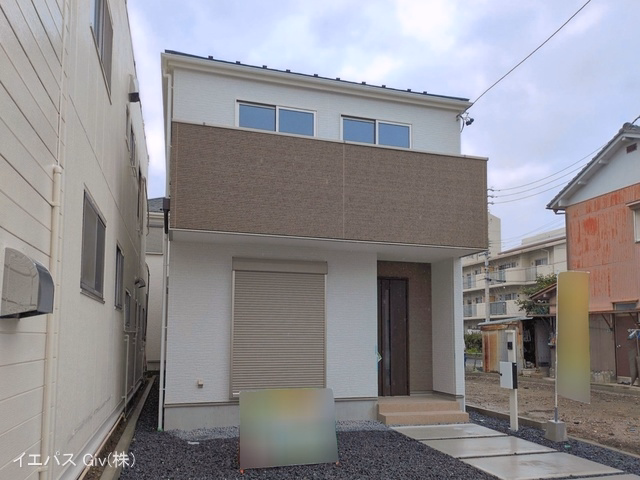 愛知県名古屋市中川区打出1丁目の新築戸建て完成写真 2026年7月5日撮影