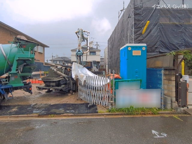 愛知県名古屋市中川区中野新町6丁目の新築戸建て基礎写真 2026年7月5日撮影