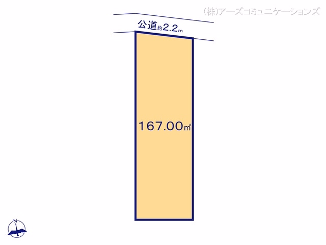 土地 名古屋市中川区下之一色町字北起 区画図