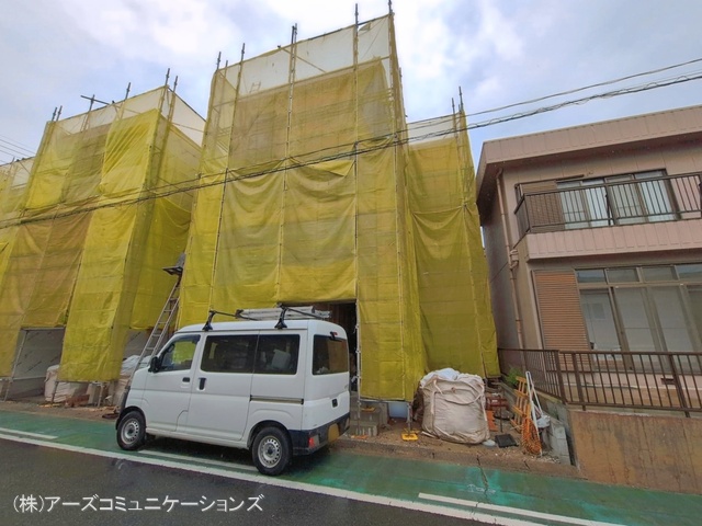 愛知県名古屋市守山区鳥神町の新築戸建てシート写真 2026年4月22日撮影