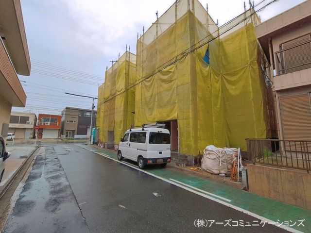 愛知県名古屋市守山区鳥神町の新築戸建てシート写真 2026年4月22日撮影