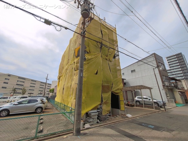 愛知県名古屋市中川区福住町の新築戸建てシート写真 2026年4月20日撮影