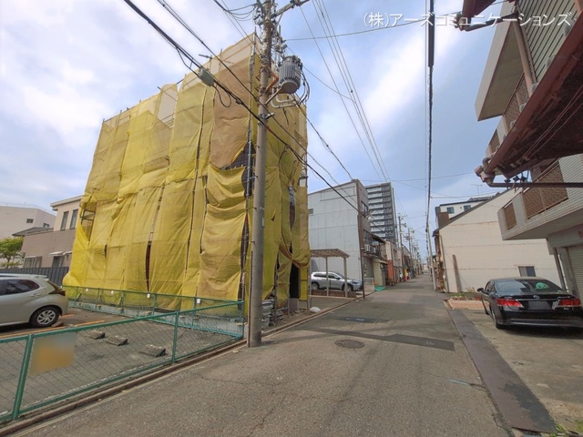 愛知県名古屋市中川区福住町の新築戸建てシート写真 2026年4月20日撮影