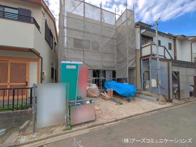 愛知県名古屋市中川区牛立町３丁目の新築戸建てシート写真 2026年4月12日撮影