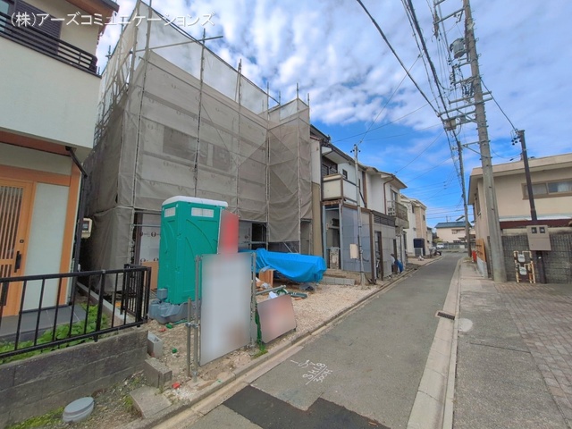 愛知県名古屋市中川区牛立町３丁目の新築戸建てシート写真 2026年4月12日撮影