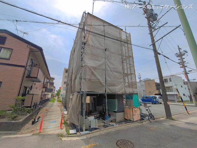 愛知県名古屋市中川区松葉町２丁目の新築戸建てシート写真 2026年4月16日撮影