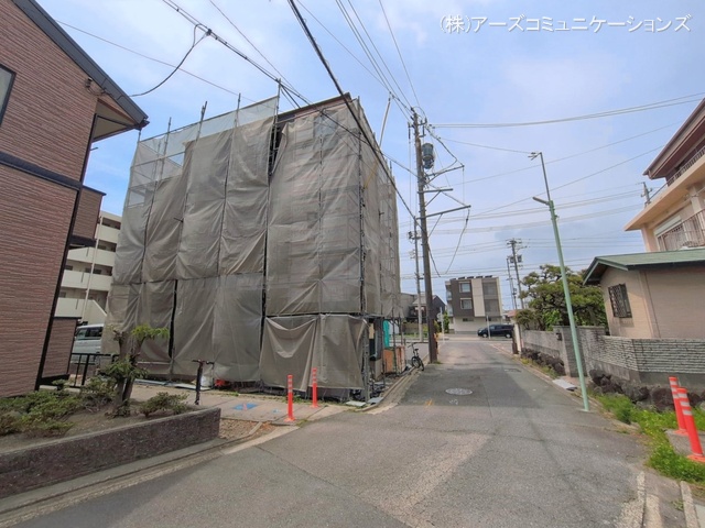 愛知県名古屋市中川区松葉町２丁目の新築戸建てシート写真 2026年4月16日撮影