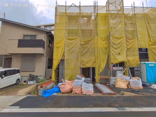 愛知県名古屋市北区山田4丁目の新築戸建てシート写真 2026年6月14日撮影