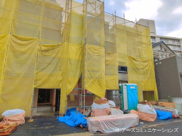 愛知県名古屋市北区山田4丁目の新築戸建て上棟写真 2026年5月21日撮影