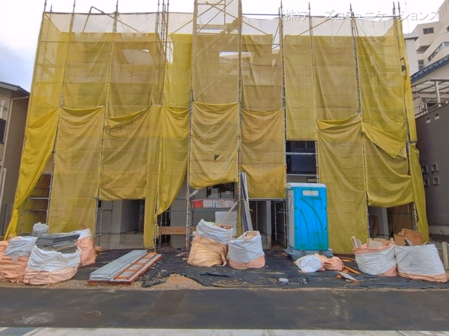 愛知県名古屋市北区山田４丁目の新築戸建てシート写真 2026年6月14日撮影