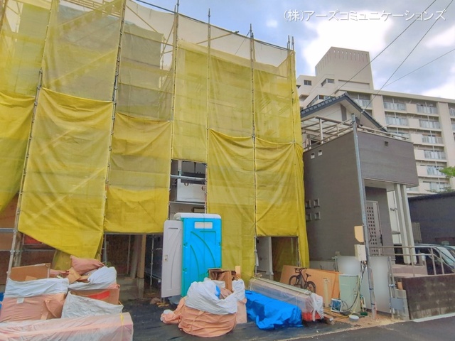 愛知県名古屋市北区山田４丁目の新築戸建てシート写真 2026年5月21日撮影