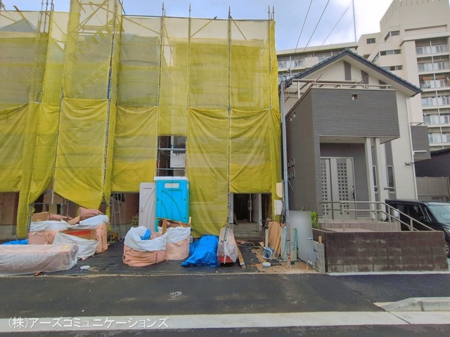 愛知県名古屋市北区山田４丁目の新築戸建てシート写真 2026年5月21日撮影