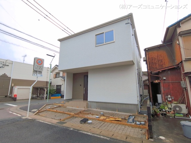 愛知県名古屋市北区六が池町の新築戸建て外構写真 2026年4月9日撮影