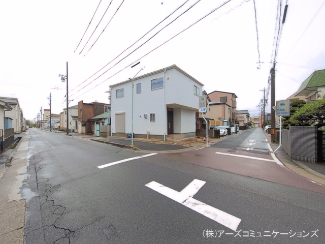 愛知県名古屋市北区六が池町の新築戸建て外構写真 2026年4月9日撮影