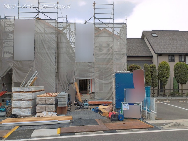 愛知県名古屋市港区東茶屋１丁目の新築戸建てシート写真 2026年4月16日撮影